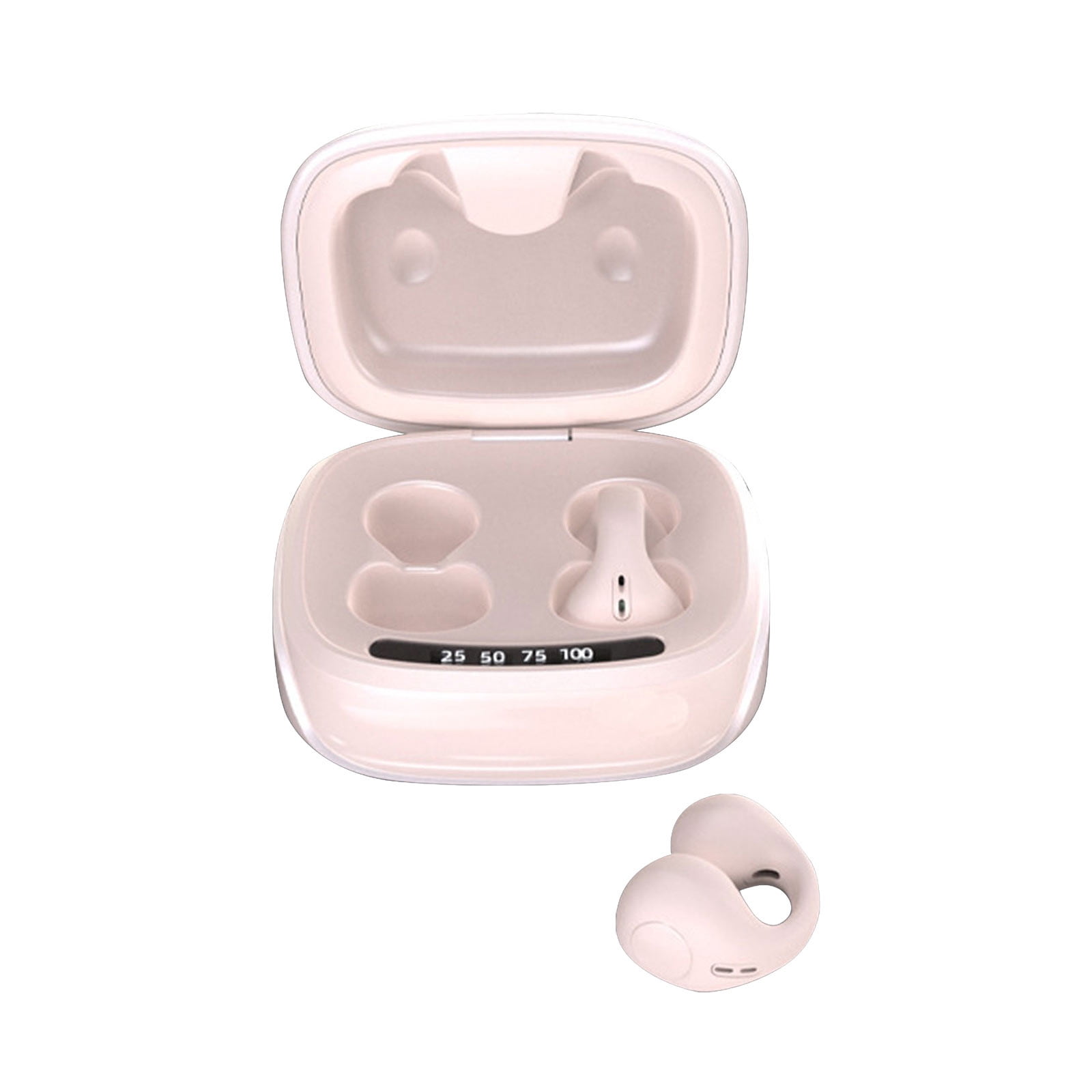 Birdeem Headphones Wireless Bluetooth, Wireless Earbuds Bluetooth, Jx80 Wireless Conduction Clipped Ear Bluetooth Earphones for Noise Reduction, High Battery Headphones, No Delay Headphones