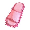 thumbnail image 1 of jifeng Mop Slippers Floor Cleaning Mopping Slippers Open Toe Quiet Comfortable Cleaning Pink, 1 of 9