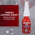 thumbnail image 4 of 272 Colle à Vis Loctite 10 ml, Résistante aux Hautes et Basses Températures, Anti-Desserrage, Bouchon à Filetage pour Tous les Métaux, Bouteille 10 ml, 4 of 8