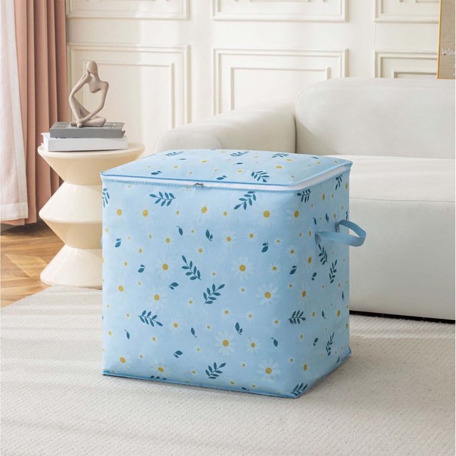 LSLJS Large Moving Bags Storage Bags Storage Tote Bags Oversized Clothes Quilts Storage Bag Wardrobe Sorting Storage Box Portable Storage Bag Zipper Cup Storage Bag