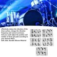 thumbnail image 4 of Gels Humidificateurs pour Tambour, Coussinets de Gel en Silicone Durable Forme Ovale 30 Pcs pour Performance, 4 of 8