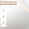 thumbnail image 3 of Shisuyan Small Lampshade E27/E14 Base Lamp Shade Cover Wall Light Shade Replacement, 3 of 8