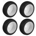 thumbnail image 1 of 17mm Hex RC Wheels and Tires, Strong Cushion RC Front Rear Tires and Wheels Environmentally Friendly Strong Grip High Performance  for 1/8 RC Off Road Car Yellow,White, 1 of 7