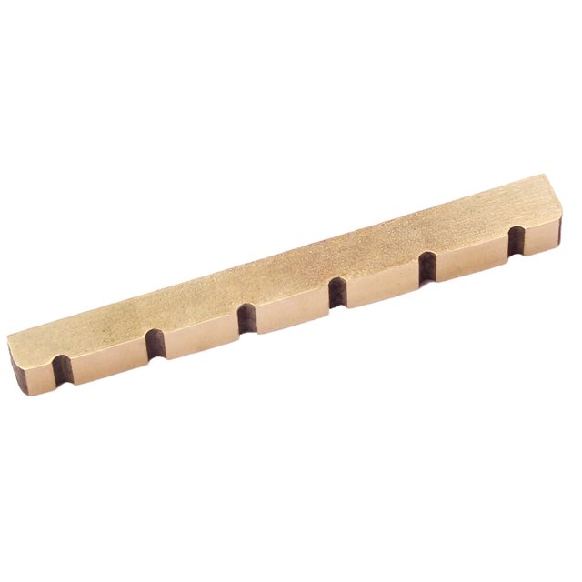 Milisten Écrou de Guitare de Remplacement 42mm 6 Fentes Pièces d'Instrument (Doré)
