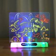 thumbnail image 1 of 3D Magic Drawing Pad 3D Light Board Tracing and Drawing Pad Painting Kit with LED Lamp Holder Reusable 3D Magic Painting Board for 4 5 6 7 8 Years Old Kids, 1 of 5