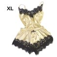 thumbnail image 1 of tredstone Ensemble de Pyjama pour Femmes Aguichant en Dentelle et Maille, Haut à Bretelles Réglables et Short, 1 of 8