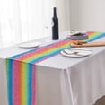thumbnail image 1 of TopLLC Home Decor, Room Decor, Wall Decor Table Flag Glitter Wedding Glitter Table Flag For Wedding Parties 12x71 Inches In A Variety Of Colors Polyester t able fl ag, 1 of 6