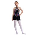 thumbnail image 1 of iefiel Jupe Tutu de Danse Jazz Latine à Sequins à Franges pour Filles, Tango Moderne, Danse de Salon Colorée 12, 1 of 7