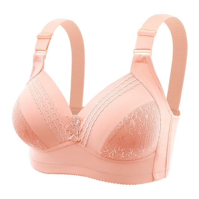 Timegard Plus Size Bras for Women with Support No Underwire Adjustable Wide Strap Comfort Daily Bras