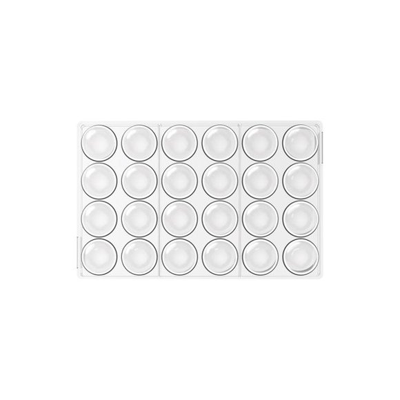 Silikomart Kit Semi-Fera 02 Numéro 24 Moule en Tritan et Silicone, Diamètre 1,37 Po x Hauteur 0,71 Po