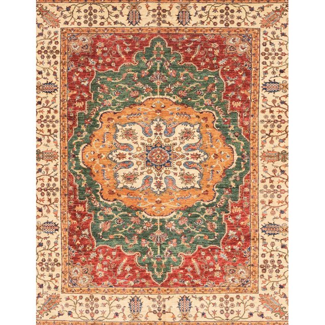 Ahgly Company Tapis d'Intérieur Rectangulaires Abstraits Orientaux Rouges, 2 Pieds x 4 Pieds