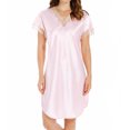 thumbnail image 3 of Robe de Nuit Charmeuse Charmante pour Femmes Shadowline 4503 (Fuchsia S), 3 of 4