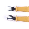 thumbnail image 1 of BKER Stainless Steel Fork Spoon Set With Silicone Handle Durable Tableware For Kitchen Dining Camping Travel Picnic BBQ Party, 1 of 4