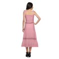 thumbnail image 3 of Moomaya Robe Longue Maxi Unie pour Femmes à Bretelles Réglables Vêtements d'Été, 3 of 6