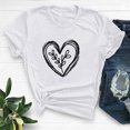 thumbnail image 2 of Diufon Hauts de la Saint-Valentin pour Femmes Tunique Décontractée à Manches Courtes Col Rond Chemisier Imprimé Graphique Mignon Tendance, 2 of 6