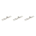 thumbnail image 3 of QualitChoice Cold Rolled Steel Hinge Mirror Polished Replacement Modified Punch-free Cabinet Wardrobe Cupboard Hinges Accessories Silver 3PCS, 3 of 6