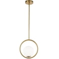thumbnail image 1 of Pendentif Dainolite ADR-101P-AGB en laiton vieilli, 1 of 5