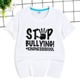 thumbnail image 2 of WEAIXIMIUNG T-Shirts pour Adolescentes 16-18 Filles Manches Courtes Col Rond T-Shirts Imprimés 6 Couleurs, 2 of 5