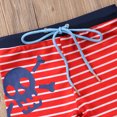 thumbnail image 3 of Little boy swimming trunks cute shark/star/stripe print low-cut, 3 of 5