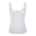 thumbnail image 3 of AherBiu Going out Tops for Women Ribbed Tank Tops Sleeveless Slim Cami Shirts Solid Color Undershirt, 3 of 4