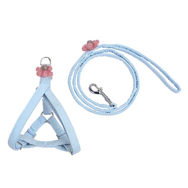 Cat Harness and Leash Adjustable Cat Strap Collar with Leash Cat Walking Strap