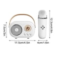 thumbnail image 2 of Oefntac Mini Machine de Karaoké Machine de Karaoké pour Enfants et Adultes Mignonne Karaoké avec Ensemble de Microphone Haut-Parleur Bluetooth Portable avec Microphone Style Portatif pour, 2 of 7