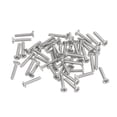 thumbnail image 1 of Unique Bargains M1x0.25x5mm Lot de 50 Vis Plates Rondes en Métal pour Machine à Entraînement Phillips, 1 of 5