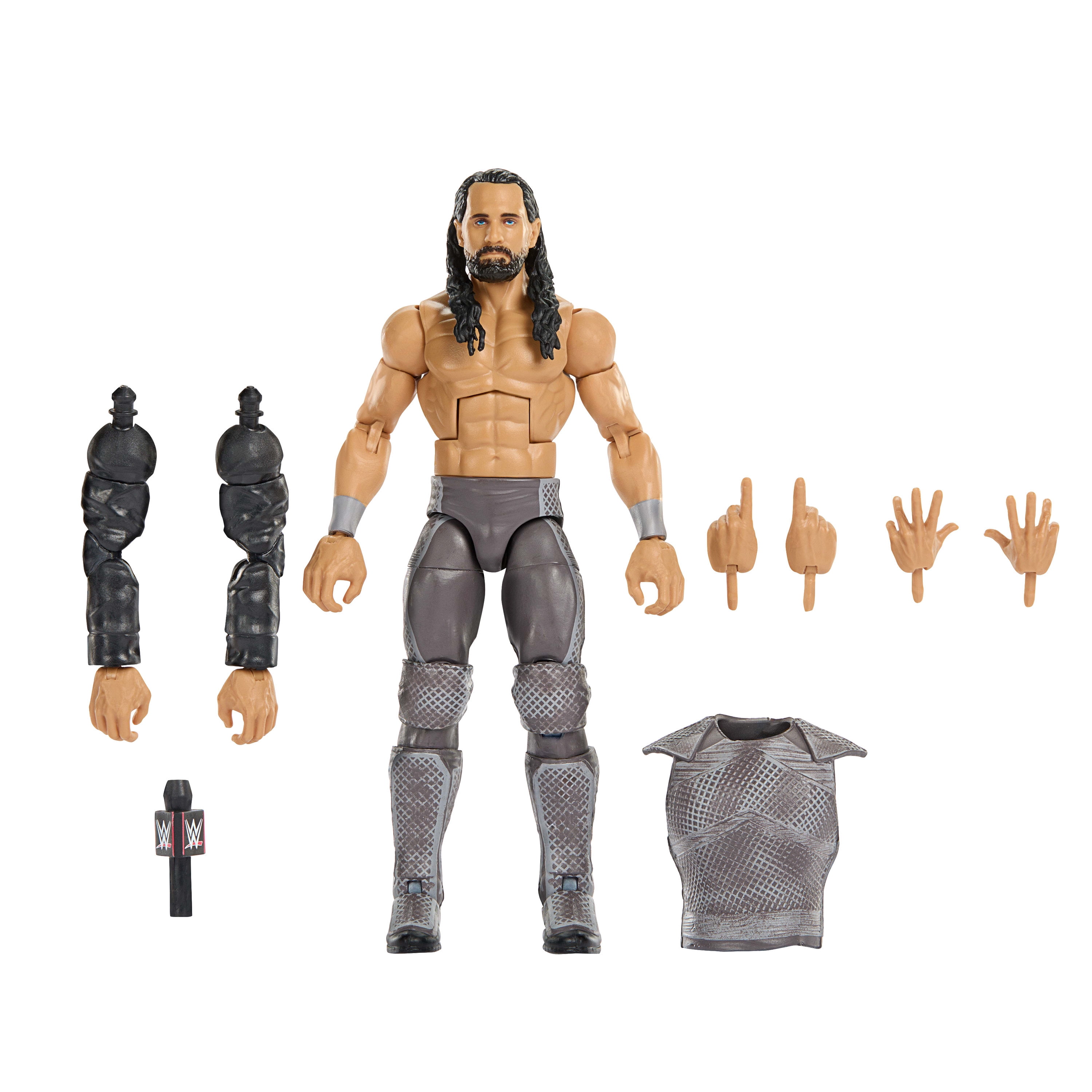 WWE Elite Collection Premium Live Event Seth Rollins Action Figure Set, WrestleMania Collectible