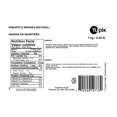 thumbnail image 3 of Yupik Pineapple Wedges (Natural), 1Kg, 3 of 3