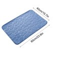 thumbnail image 5 of Yhmxh Bathroom Rugs 1pc Memory Foam Bath Rug Embossed Bathroom Mat Water Absorbent And Washable Bath Rugs, Non-Slip, Thick, Soft And Comfortable Carpet For Show Living Room Rug Bath Mat, 5 of 5