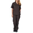 thumbnail image 4 of LYMAYTER Uniformes pour Femmes Salle d'Opération Ensemble de Sarraus à Manches Courtes Extensibles Conception à Multiples Poches Uniformes pour P-2TG, 4 of 7