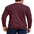 thumbnail image 2 of T-Shirt à Manches Longues Col Rond pour Hommes et Grands Hommes, 2 of 3