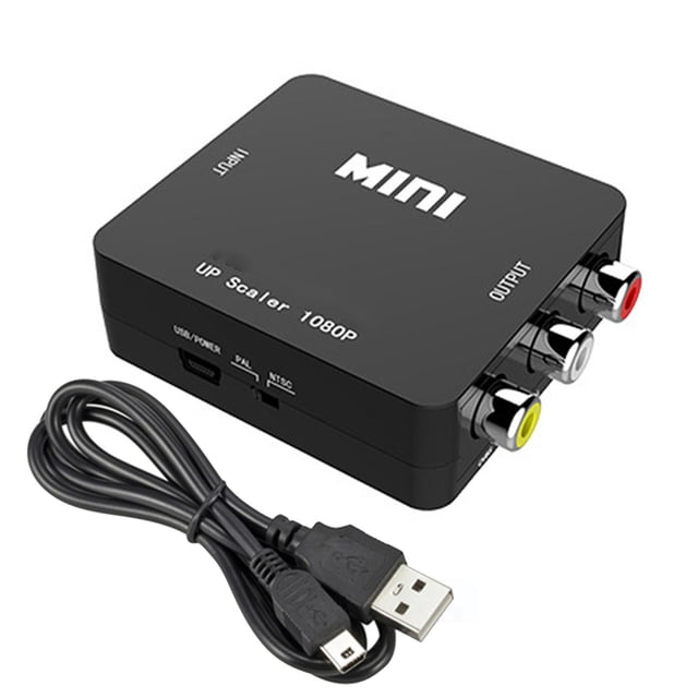 Convertisseur RCA AV vers HDMI HD, Adaptateur Vidéo CVBS Composite, Wi-Fi, NES, SNES