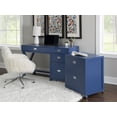 thumbnail image 4 of Posey Side Storage Desk, Navy, 4 of 8