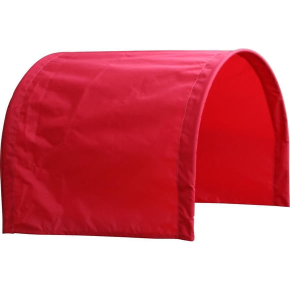 Millside Half canopy in red 20" x 38"