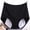 Black, variant on EGNMCR Women's Cotton Underwear, High Waist Breathable Briefs, Soft Underpants Women's High Waisted Soft Breathable Panties Stretch Briefs Seamless Ladies Briefs Women Underwear