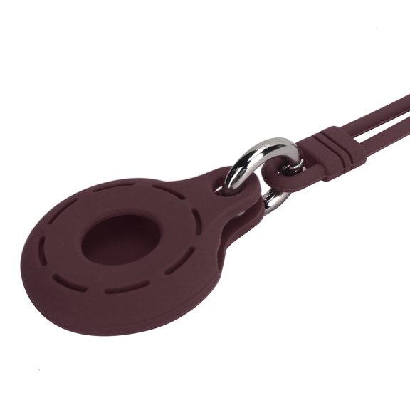 Étui de Localisation en Silicone, Protecteur de Localisateur Résistant à l'Usure Imperméable Résistant aux Égratignures pour Localisateur IOS pour Voyage pour Maison pour Bureau Noir,Blanc,Café,Corail Rouge,Noirâtre