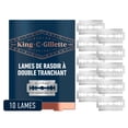 thumbnail image 2 of King C. Gillette Double-Edge Safety Razor Refill blades for better control, 10 count, 2 of 16