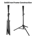 thumbnail image 3 of Adults Baseball Hitting Triangle Tee with Elastic Rubber Top Adjustable Height 70-118cm Stable Triangle Base Portable for Kids & Adults, 3 of 6