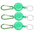 thumbnail image 1 of Telescopic Burglar Keychain, Retractable Keychain Buckle Compact Strong 3PCS Portable Durable With Carabiner For Outdoor Blue,Green,Purple, 1 of 8