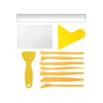 thumbnail image 3 of jifeng Polymer Clay Cutter Tools Acrylic Clay Roller Acrylic Sheet with Shave, Handmade 11Pcs, 3 of 9