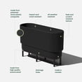 thumbnail image 4 of Veradek Demi Series Raised 30" Long Plastic-Stone Planter, 4 of 8