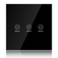 thumbnail image 2 of MAYUJIAA RF 433MHZ Wireless Smart Home Remote Control Wall Light Touch Switch Glass Panel(3 Gang) AF323-6949, 2 of 10