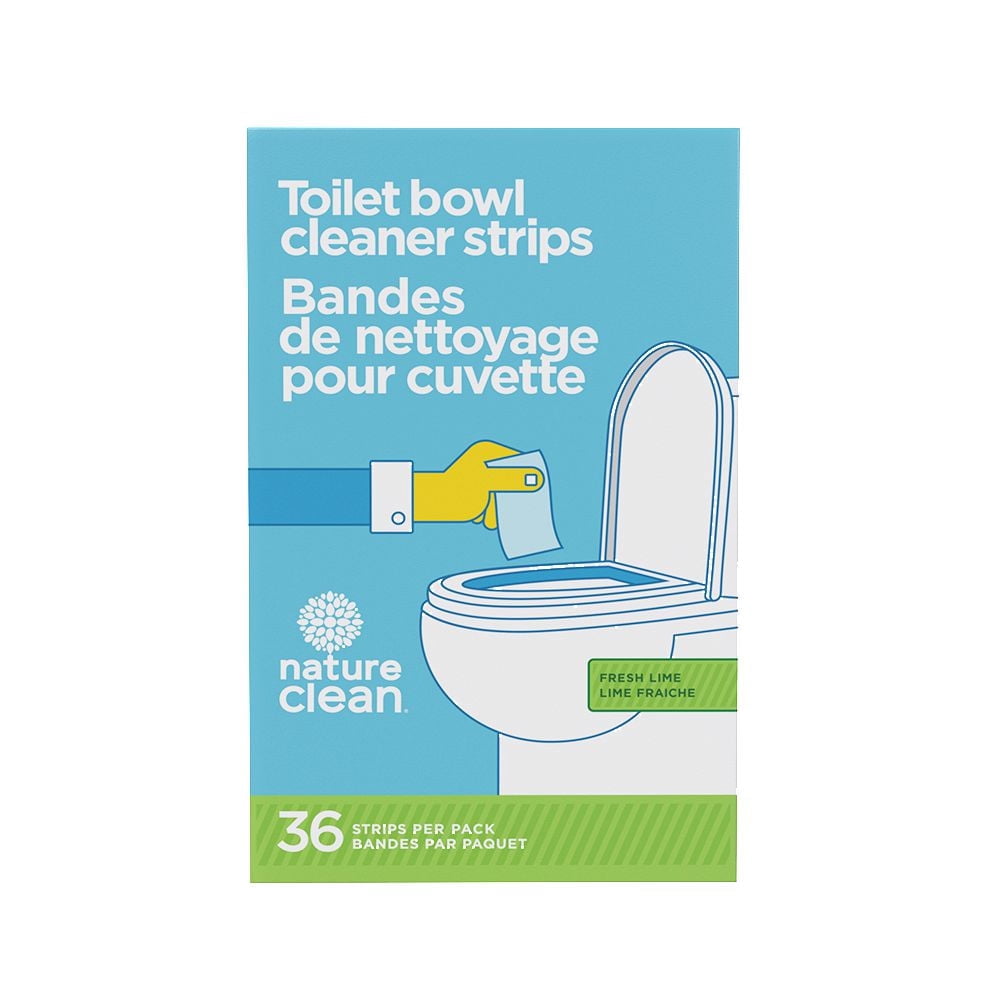 Nature Clean Toilet Bowl Cleaner Strips - Fresh Lime