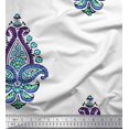 thumbnail image 1 of Soimoi Poly Georgette Fabric Floral & Paisley Block Fabric Prints by Yard 42 Inch Wide, 1 of 3