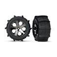 thumbnail image 1 of Traxxas 3776 Paddled All Star Glued Black Chrome Wheels for Remote Control Car, 1 of 1