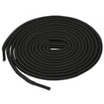 thumbnail image 1 of INSPIRE CHIC Unisex Thick Solid Color Round Shoelaces for Leather Boots Black 160 cm/63", 1 of 4
