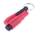 thumbnail image 1 of Disjoncteur de Vitre de Voiture Trois dans un Mini Véhicule Multifonctions Verre de Secours Marteau de Sécurité Rouge, 1 of 12