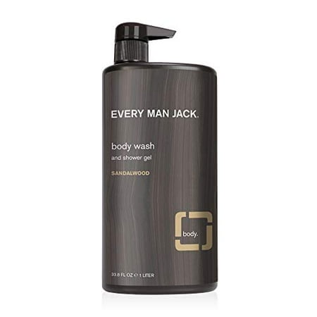 Every Man Jack Gel Douche Nourrissant pour Hommes pour Tous les Types de Peau - Nettoyez, Nourrissez et Hydratez Votre Peau avec de la Noix de Coco, de la Glycérine et a