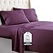 thumbnail image 3 of HC COLLECTION Twin Sheets Set, 3 pc Bed Sheets & Pillowcase Set - Machine Washable for Easy Care - Soft & Breathable All Season Microfiber Sheets with Deep Pockets - Purple, 3 of 4